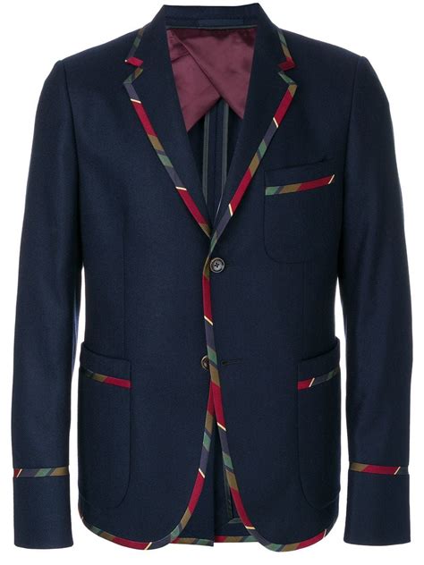 gucci striped blazer|Gucci blazer for men.